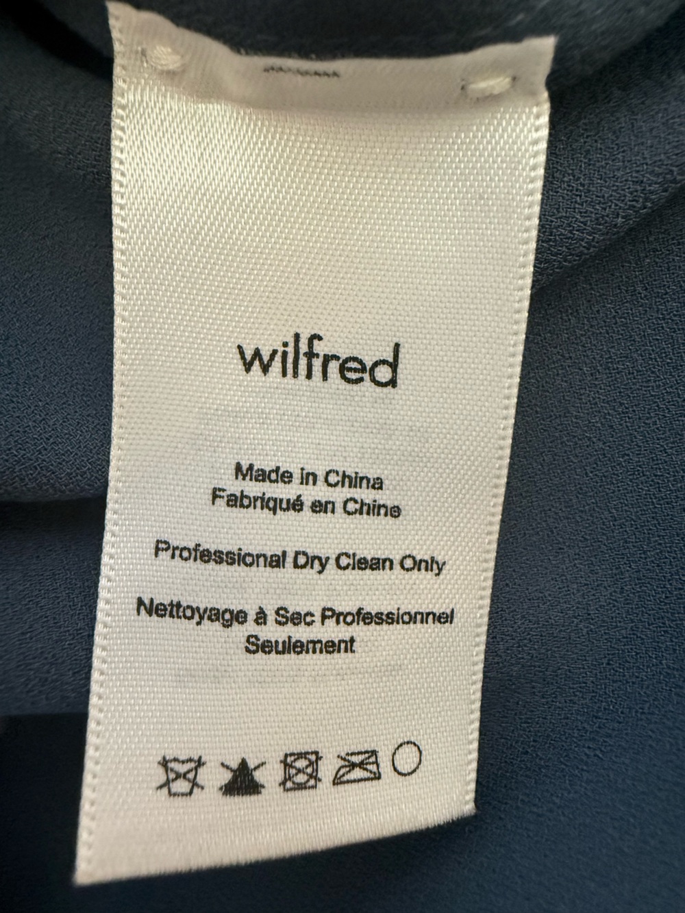 Wilfred Sleeveless Silk Blend Tank Blue Gray Size Small - Picture 9 of 9